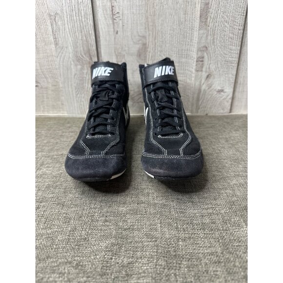 Nike Black & White Lightweight Wrestling Training Shoes Mens Size 7.5 - Picture 5 of 7